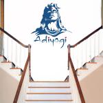 Rawpockets Blue Adiyogi - Lord Shiva Nature Colour Statue