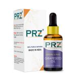 PRZ Grapeseed Cold Pressed Carrier Oil Skin Care and Hair Care, 15 ml