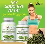 VLTAVA Green Coffee Bean Extract Pure 500 Mg 100% Natural Weight Loss Supplement -(Pack of 2)
