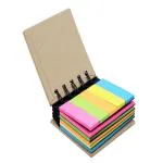 DALUCI Pocket Size Spiral Sticky Notebook Flags (3