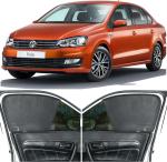 Able Dotnet Half Car Magnetic Sun Shade Curtains for Volkswagen Polo Set of 4