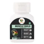 Vaddmaan MUSCLE BUILD - 12 Ayurvedic Herbs for Muscle Gain, Recovery, Mass and Improved Athletic body performance | 60 Capsules (Pack 1)