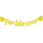 Festiko For Like Ever Bridal Theme Banner With Love Heart Bridal Shower Decorations Banner Wedding Shower Party Decor Engagement Party Decor