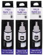 Technart Black Refil Ink For Epson L200 Multi-Function Printer (Pack Of 3)