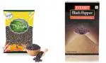 Pink Delight Dry Fruits | Black pepper Whole 100 Gm + Everest Black Pepper Powder 100 Gm | Pack of 2 | 200 Gm