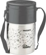 Trueware Stainless Steel 4-Containers Thermoware Lunch Box, 350 Ml