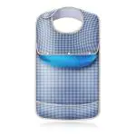 HASTHIP Adult Bibs, Waterproof Adjustable with Leakproof Pocket, The Eldly Bib Adult Washable Dining Bibs for Men, Women Eating Cloth for Elderly Seniors and Disabled (Blue)