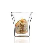 Ramkuwar Transparent Double Wall Tea Coffee Glass Mug for Warm and Cold Beverage - 200 ML