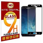 Kite Digital Samsung J7 PRO 5D Premium Tempered Glass Screen Protector Slim 9H Hard 2.5D