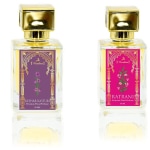 Aranyam Premium Perfume - Kesar Kasturi & Ratrani, Luxury Perfume Combo for Men & Women, 50 ML Each (Pack of 2 + Includes a Sample) - Naturally Extracted No Artificial Fragrance