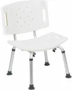 Entros Height Adjustable Bathing Shower Stool with Holes For Patient - SC6005