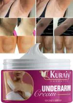 KURAIY REAL 100% Natural Underarm Whitening Cream for Dark Underarms Spot Removal..