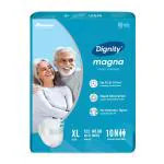 Dignity Magna Adult Diapers, Extra Large, Waist Size 48