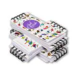 COI Daily Undated Notepad with Spiral Binding Plain Paged (Set of 6) Tear off Sheets Memo Notebook .