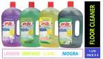 GOGO Floor cleaner 1 Ltr. Pack ( Lavender, Lemon Grass, Lime, Mogra)