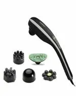 AGARO Handheld Full Body Massager with Massage Heads for Pain Relief and Relaxation Multicolor