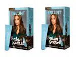 body binge BBLUNT Salon Secret Shine Creme Hair Colour, Honey Light Golden Brown 5.32, 100g with Shine Tonic, 8ml (Pack of 2)