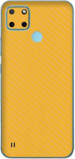 Orgic India Realme C21 Y Carbon Yellow Mobile Skin