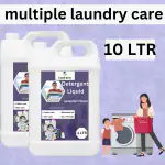 HealHerb detergent liquid 10 liter for both Top load and Front load Washing , for Winter Wear | Added Conditioner | No Soda Formula | Woolmark Certified