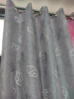 Jvin Fab Purple Polyester Curtains, 2.13 X 1.22 X 0.08 M (Set Of 2)