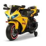 Baybee R7 Rechargeable Battery Operated Bike for Kids | Ride on Toy Baby Bike with LED Light & Music | Kids Bike Racing Battery Bike | Electric Bike for Kids to Drive 1 to 3 Years Boys Girls (Yellow)