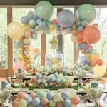 Grand Shop Multicolor Rubber Latex Balloons, Pastel Balloons
