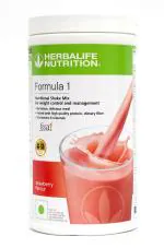 Herbalife Nutrition Formula 1 Nutritional Shake Mix - Strawberry Flavor For Weight Loss Protein Shake (500 GM, Strawberry)