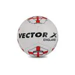 Vector X England Machine Stitched PVC Multicolor Football (Size-1)