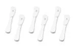 Shapes Silver Stainless Steel Butter Knife (Pack Of 6)