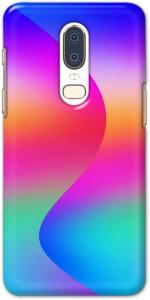 Tweakymod Back Cover for OnePlus 6 (Multicolor, 3D Case, Pack of: 1)