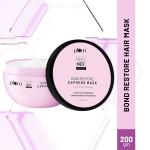 Plum ProNexTM Bond Restore Express Mask | With Patented Techology - Fiberhance, Symhair Restore and Quinoa Extracts | Sulphate-Free | 100% vegan | Strengthens and repairs damaged hair bonds
