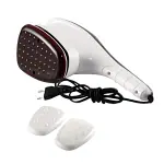 Healthcave Corded Electric Chest Vibrator Massagerwith Infrared Heating Technology For Unisex Massage and Pain Relief includes 2 different pair of Massager Cups