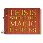 Look Decor This Is Where Artworks Wooden Photo Album Scrap Book With Butterfly