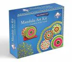 Parv Art Gallery Mandala Art Kit - 4 inches DIY Craft Set for Kids and Adults - Perfect Birthday & Festive Gift for Girls and Boys of All Ages