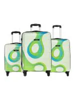 Safari TIFFANY Multicolor Set of 3 Polycarbonate Trolley Hard luggae
