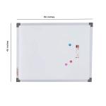 ALKOSIGN Platinum Series (1.5ft x 2ft) Resin Coated Magnetic White board/ Writing Board for Kids & Home