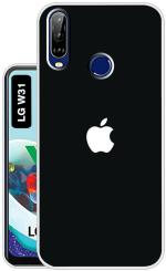 Case Club Black Silicon Grip Case Back Cover For Lg W31