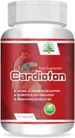 Healthy Nutrition -Just for the Health of it Cardioton with Coenzyme Q10 and Arjuna Extract for Heart Health- 60 Capsules