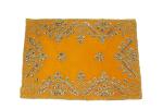Relible Yellow Multipurpose Use Puja Aasan Altar Cloth For Home Mandir 10 X 13 Inch