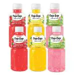 Newtreo Cojo Cojo Juice with Nata De Coco |2 x Strawberry, 2 x Pineapple & 2 x Guava Flavours | Imported from Vietnam | 25% Juice from fruits | Pack of 6 x 320ml each