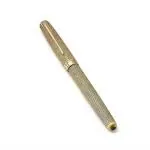 GOLD LEAF Jinhao 601A Copper Barrel Gold Arrow Clip Fine Nib Fountain pen (Gold)