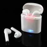 WOF TWS -i7s Twins Deep Bass with Microphone True Wireless Bluetooth Headset (White)
