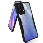COBERTA Back Cover for Oppo Reno 7 Pro 5G Back Cover Case - Black Transparent