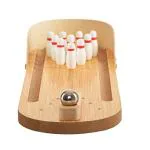 Whinsy Wooden Mini Bowling Pins Game Set for 2-6 years old