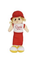 Aarushi Cotton Crazy Girl Soft Toy - 13 x 6 x 51 cm (2 to 12 Years)