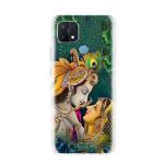 Fashionury Back Cover for Oppo A15 / Oppo A15s (Silicone|Multi-Coloured)