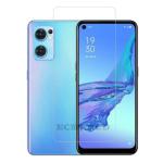 Ecmered Transparent Tempered Glass Anti-Fingerprint Full Screen Coverage Screen Protector For Oppo Reno7 5G