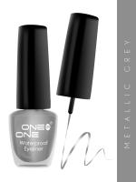 ONE on ONE 24 Hrs Long Lasting, Waterproof Eyeliner, Metallic Grey (5 ml)