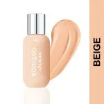 Flicka Tomato Foundation with SPF Makeup for Women, Hydrating Light Weight Texture,30ml(Beige)