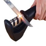 Skylight Kitchen Manual Knife Sharpener 3 Stage Sharpening Tools for Ceramic Steel and Knives